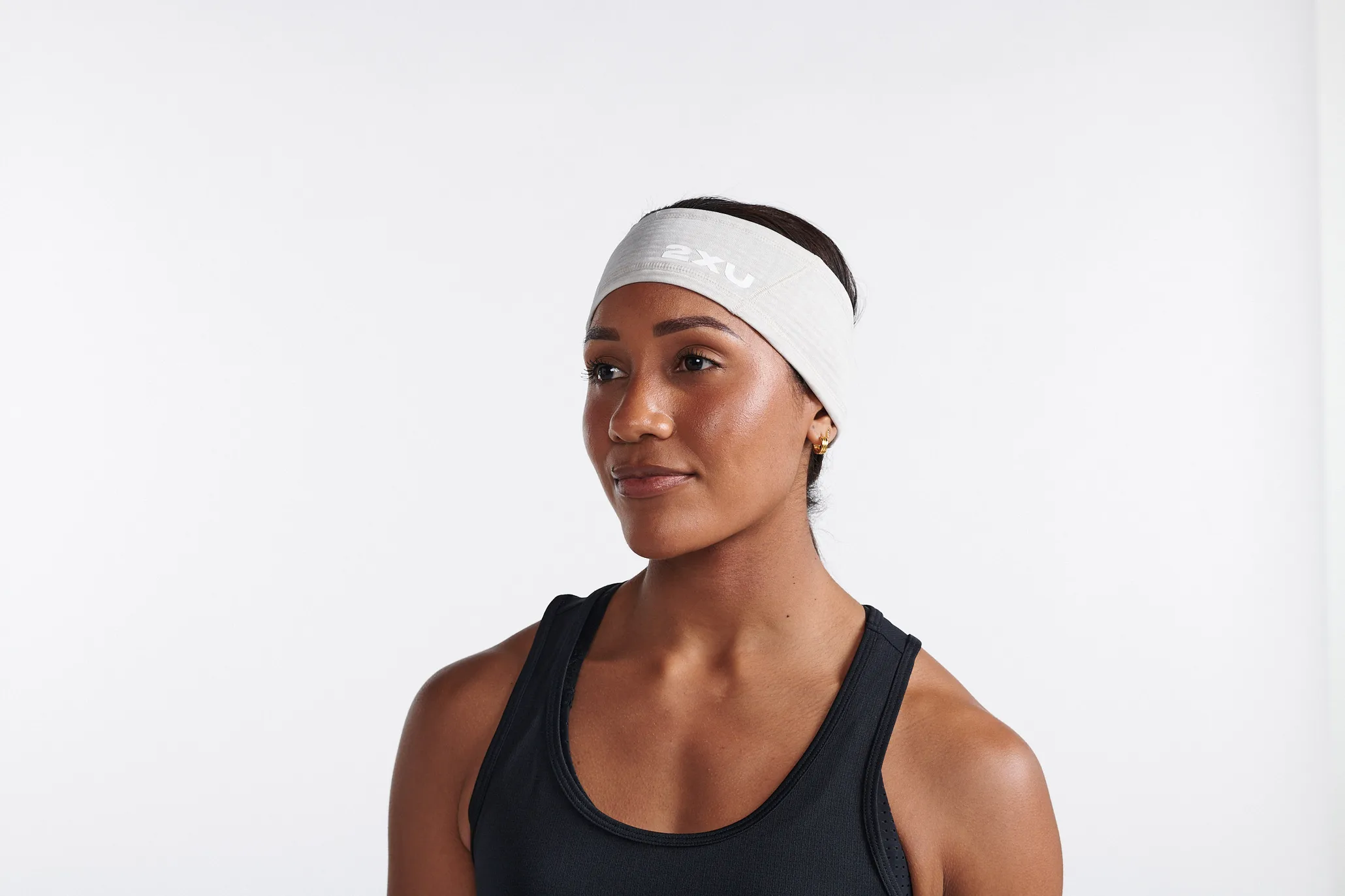 2XU Ignition Headband Moon/White Reflective