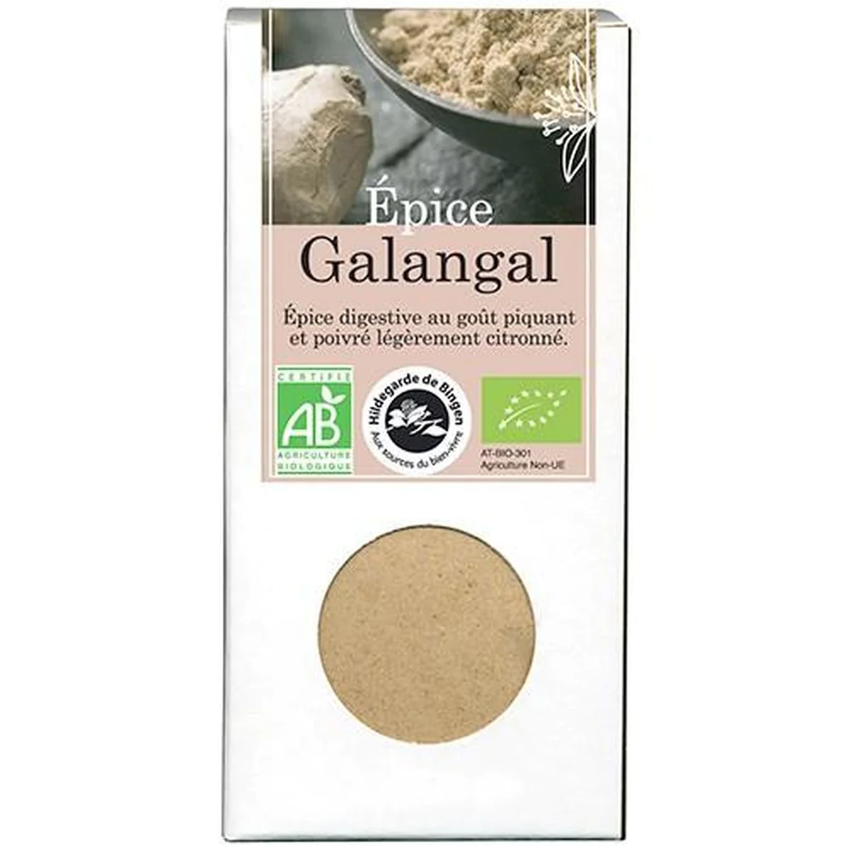 Poudre de Galanga bio 140 g Aromandise