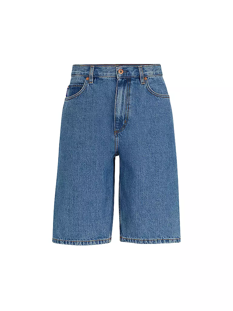 HUGO Jeansshorts SKATE SHORTS blau
