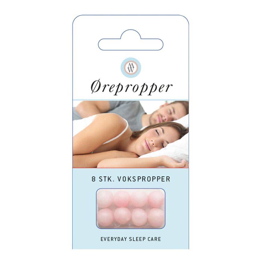 Ørepropper i voks 8 stk