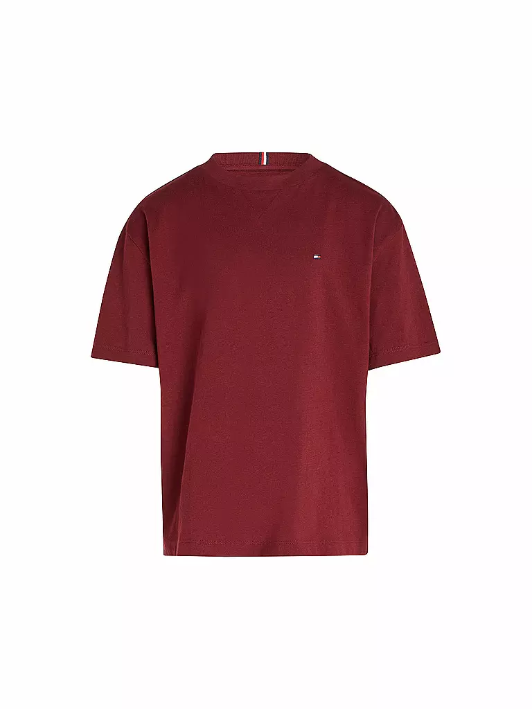 TOMMY HILFIGER Jungen T-Shirt dunkelrot