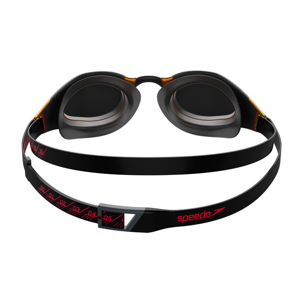 Speedo FASTSKIN HYPER ELITE - Lunettes de natation black/red
