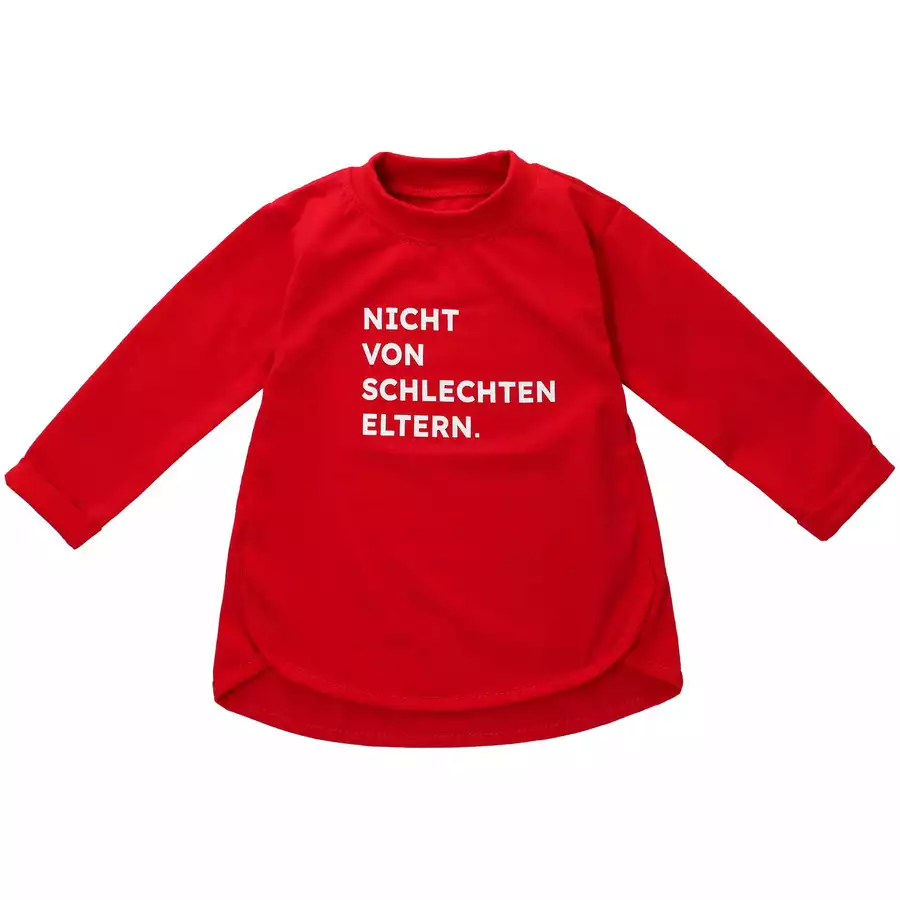Baby Sweets Shirt Langarm Grüße, Gemüse by Maria König rot