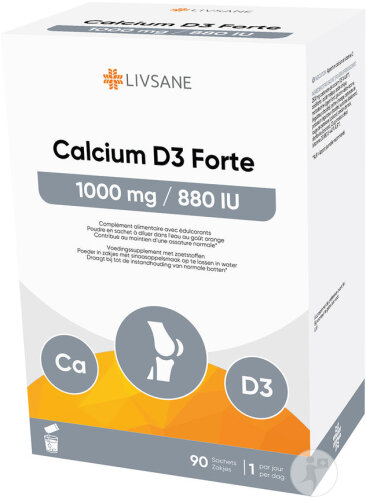 Livsane C+I Calcium Forte 1000/880 90 Sachets
