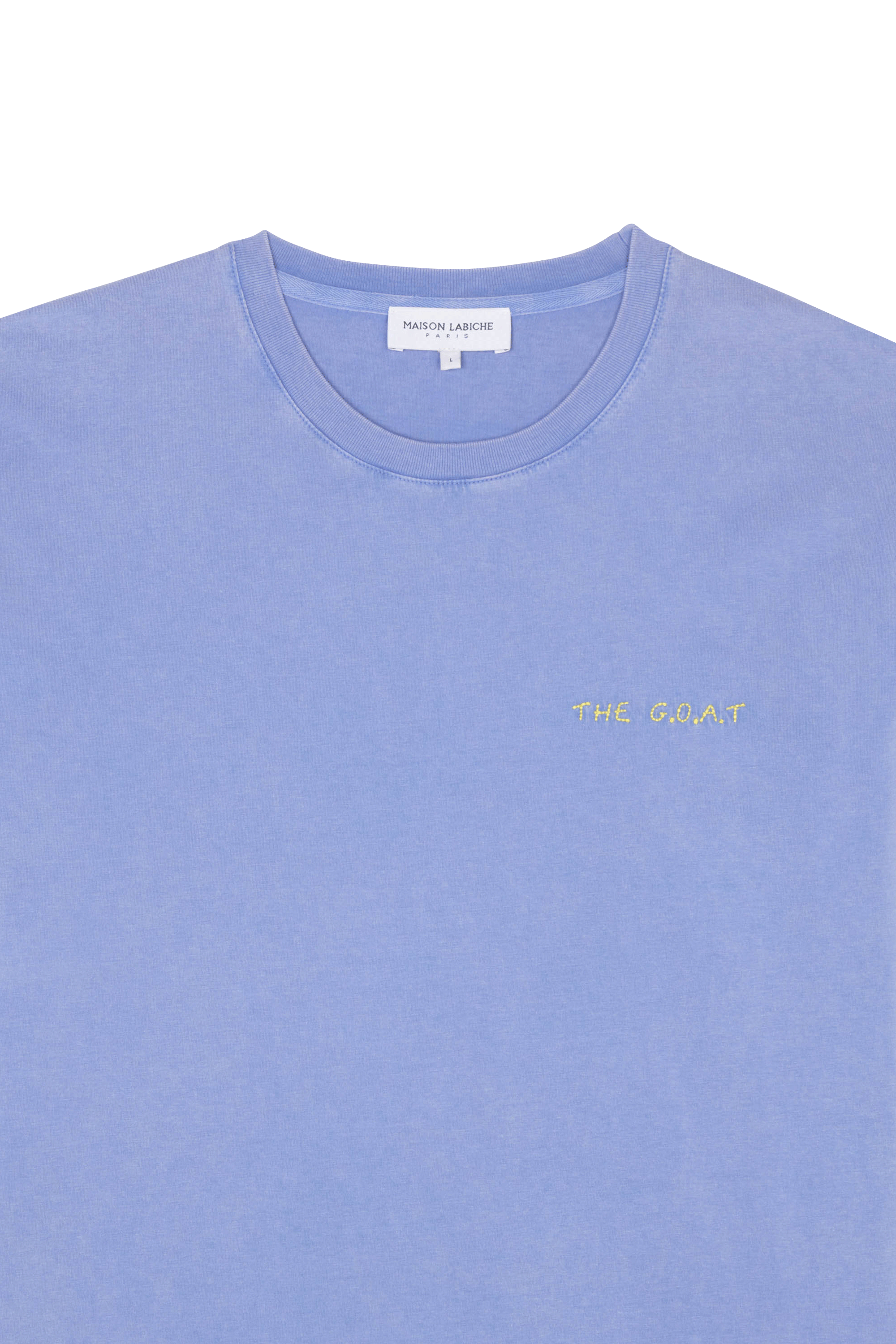 MAISON LABICHE T-shirt  POPINCOURT THE GOAT Bleu