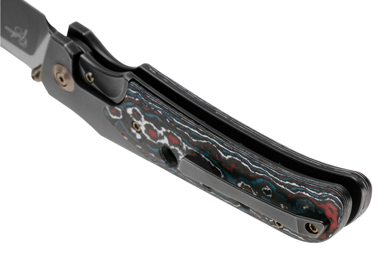 WE Knife Guthrie WE23072B-3 Grey Titanium, Nebula Fat Carbon Inlay, zakmes, Jason Guthrie Design