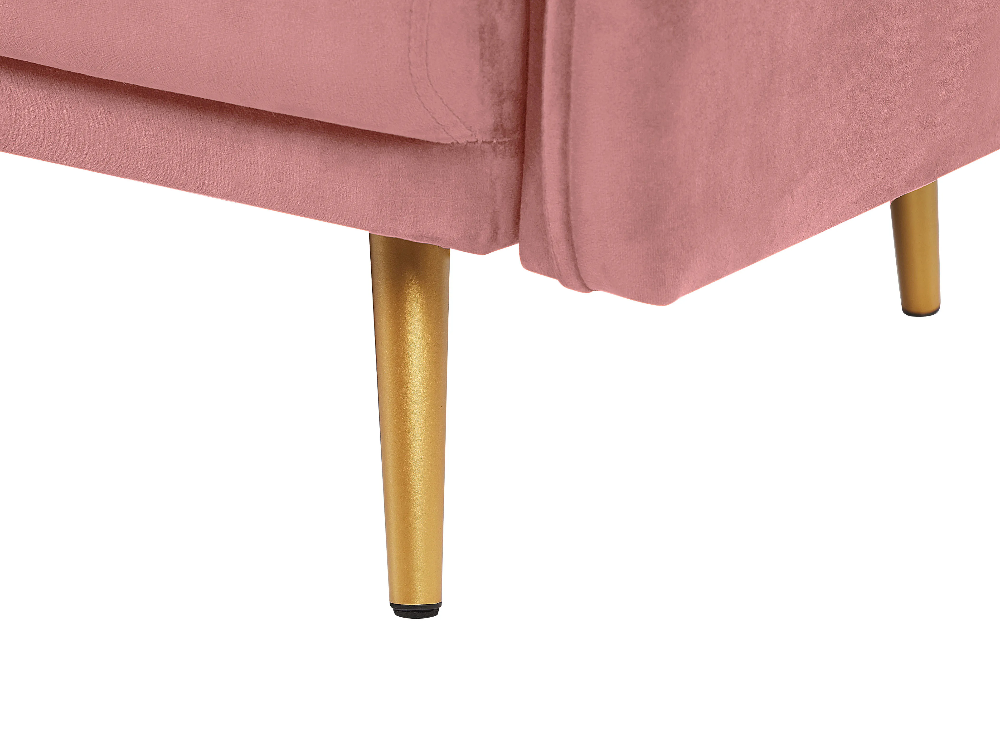 Bankenset 5-zits MAURA Fluweel Roze