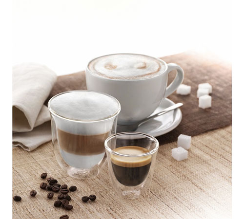 Verres pour cappuccino 19cl x2 - DELONGHI