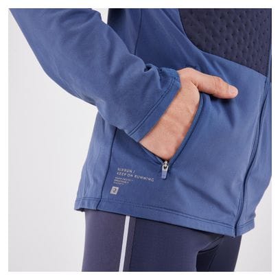 Veste Running Kiprun Run 900 Warm Bleu
