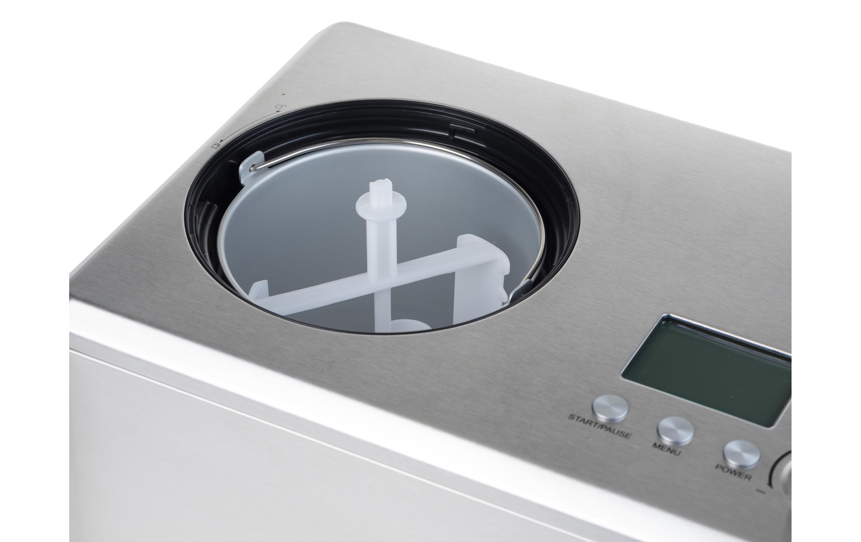 Glacemaschine DO9201l 2 l, Silber<br>Glacemaschine mit 2 Litern Fassungsvermögen