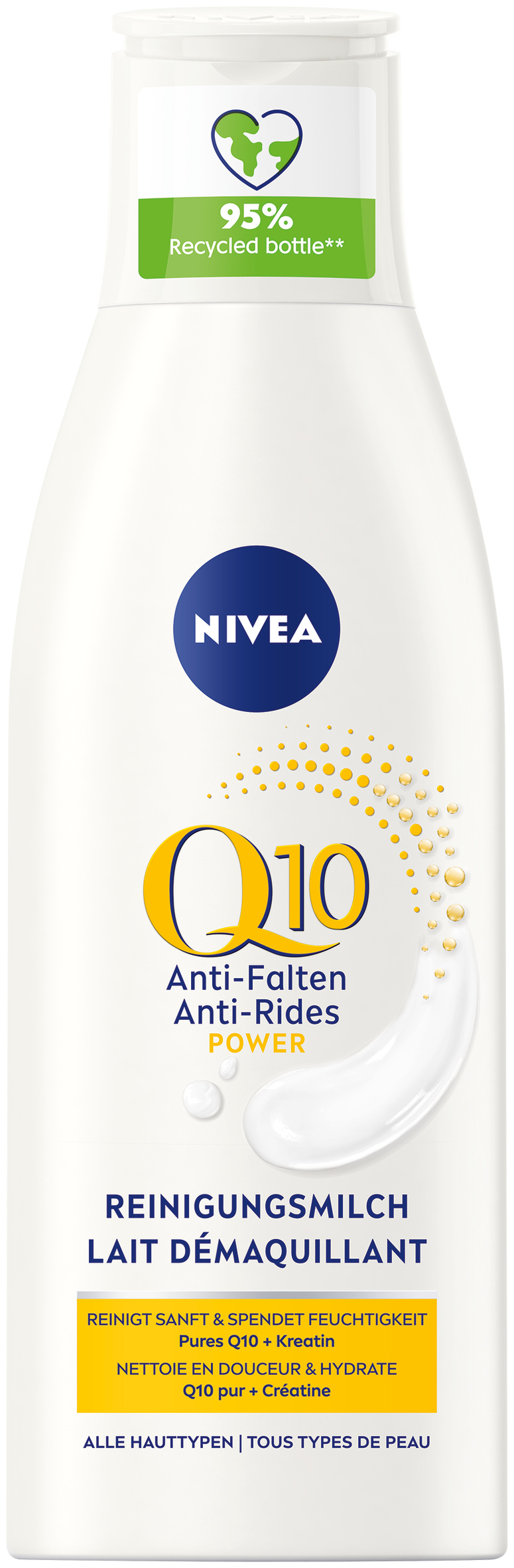 Nivea Q10 Power Reinigungsmilch<br>200 ml, Milch, Anti-Falten