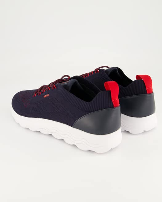 Geox SPHERICA A - KNITTED TEXT. Sneaker in Blau
