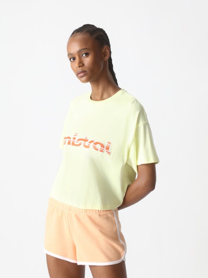 Camiseta bordada Mistral x Lefties - Amarelo Claro