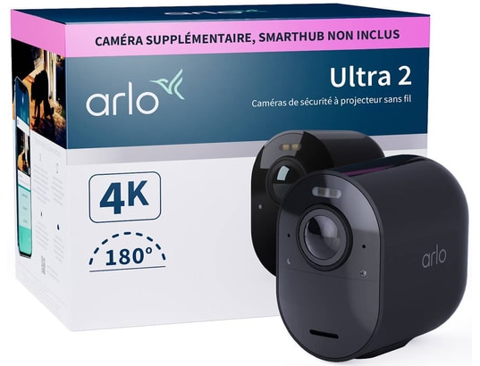 ARLO - Caméra de surveillance Ultra 2 4K caméra supplémentaire - Black