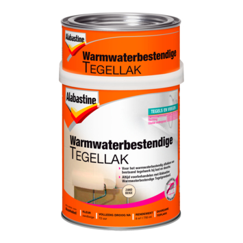 Alabastine warmwaterbestendige tegellak zandbeige 750 ml