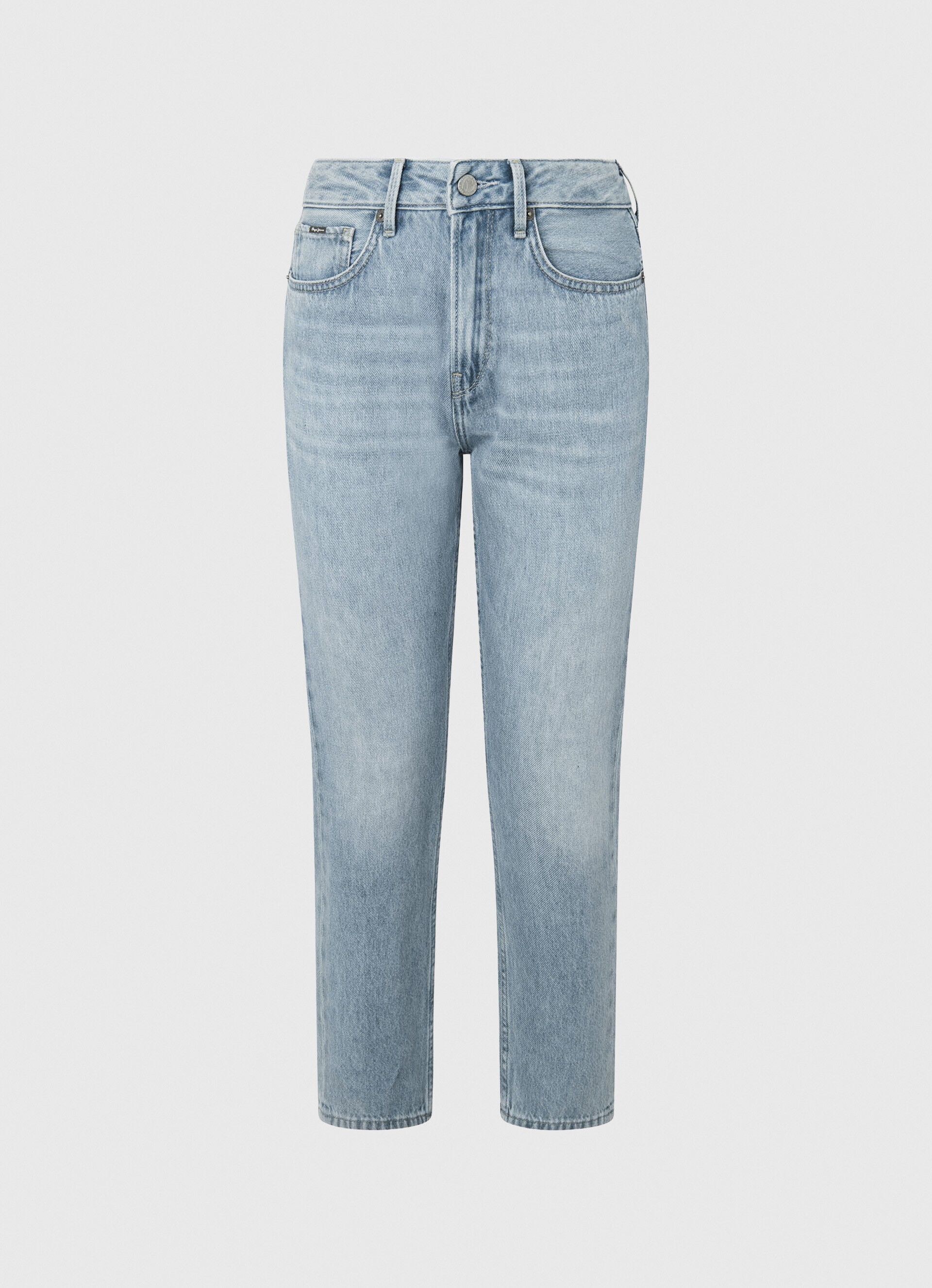 Calça jeans Jean Mary Glam cintura alta regular - jeans
