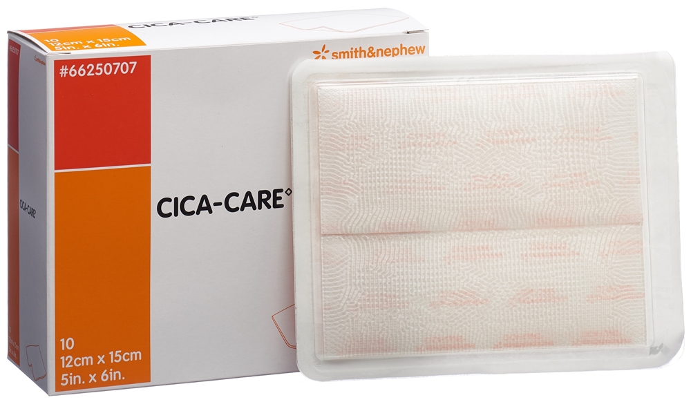 CICA-CARE Silikongel Verband 12x15cm 10 Stk