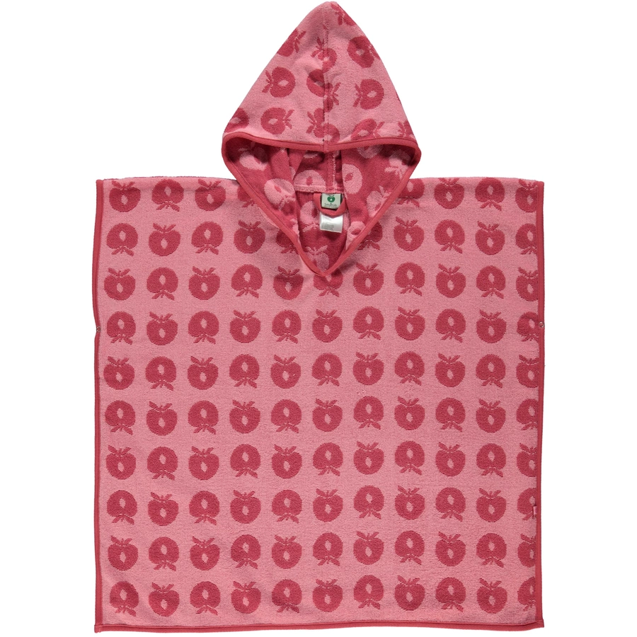 Smafolk Badeponcho Apfel pink
