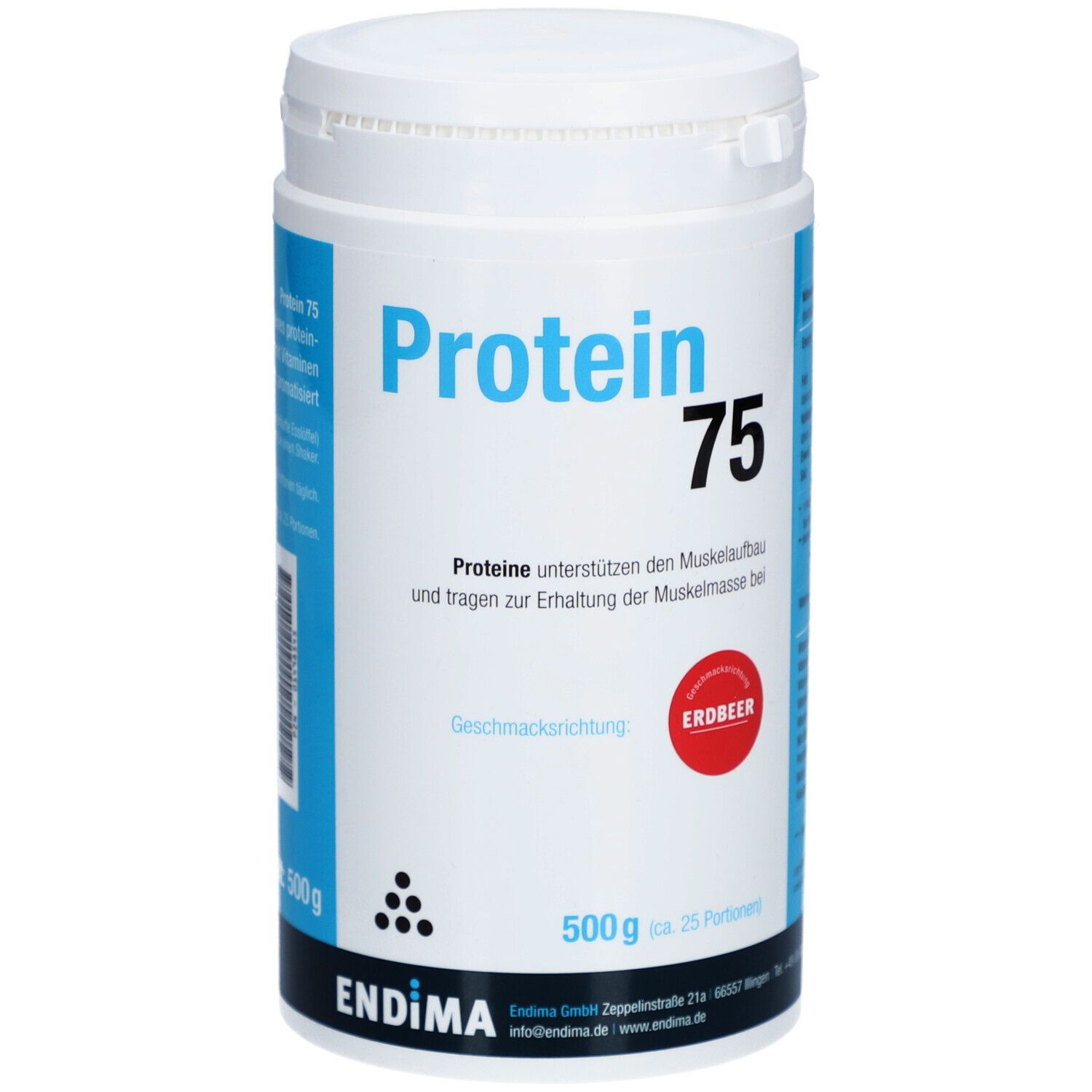 PROTEIN 75 Erdbeer Pulver