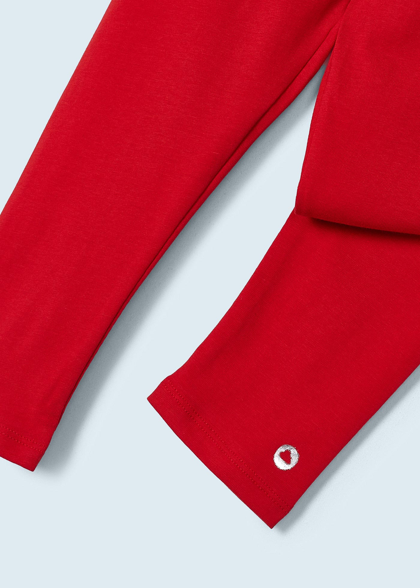 Leggings piratas de algodão sustentável para meninas