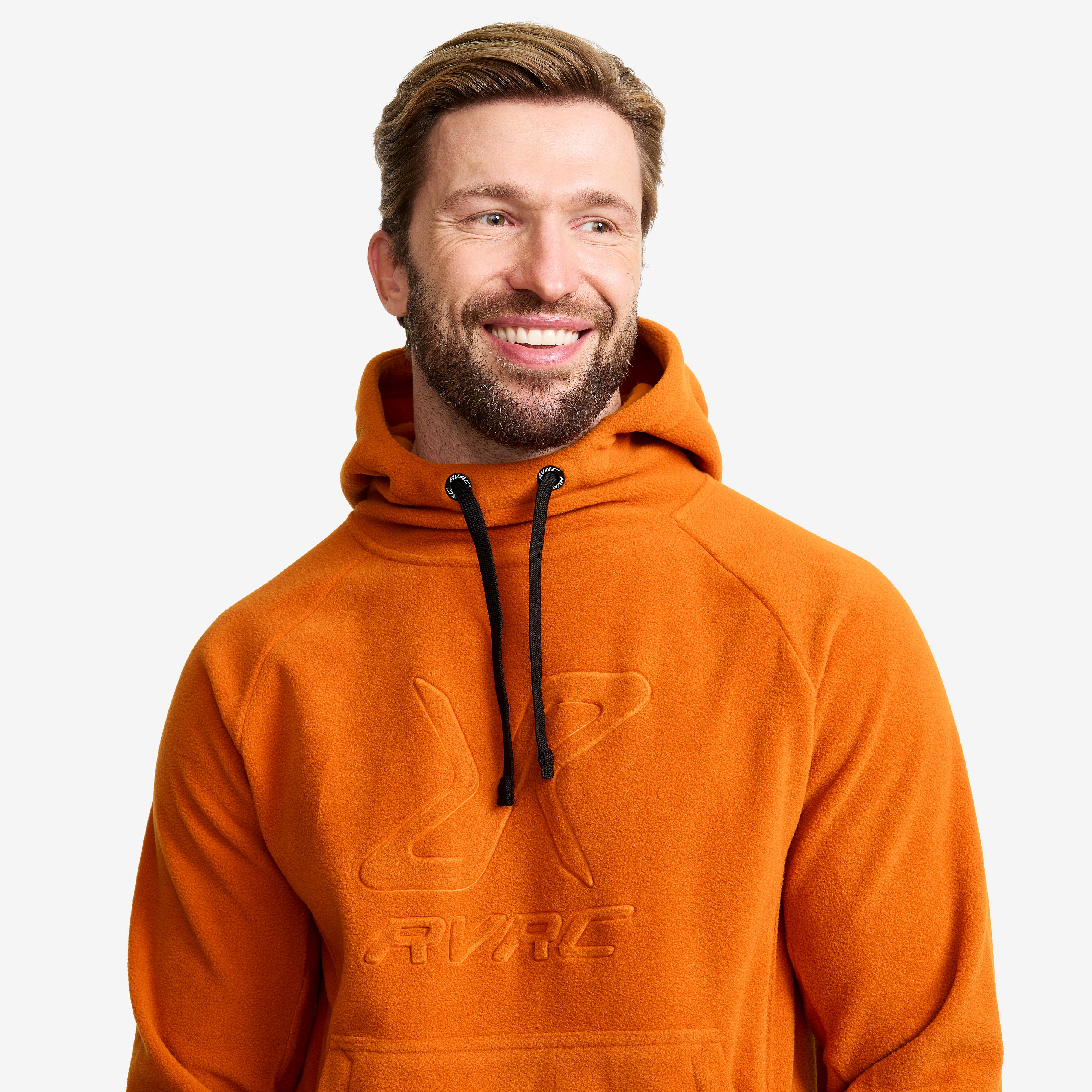 Polar Fleece Hoodie Herre Hawaiian Sunset