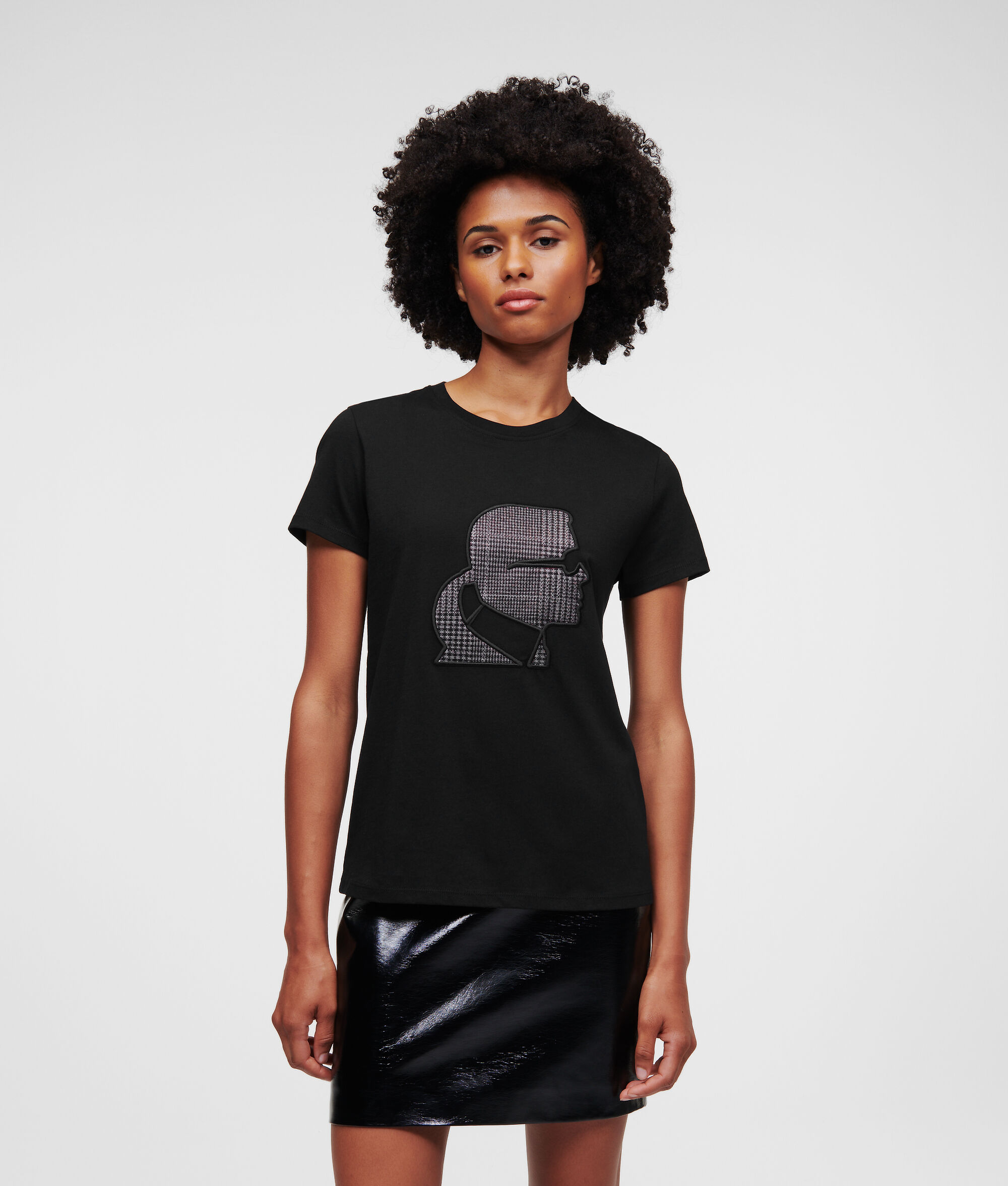 T-SHIRT À CARREAUX KARL KAMEO