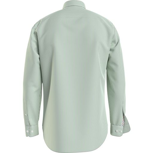 Tommy Hilfiger 1985 Oxford Stripe Skjorte, Olympic Green /Optic White, S