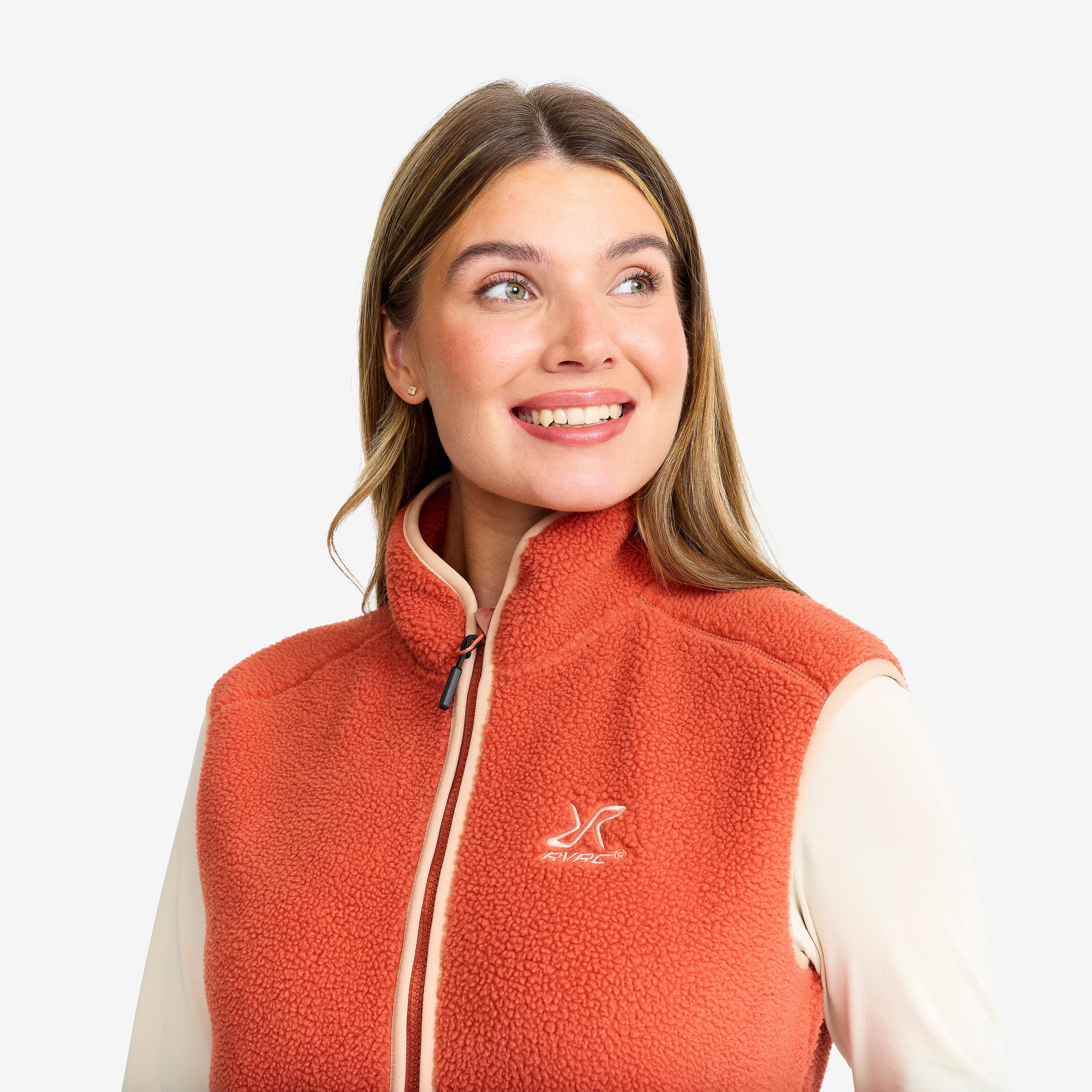 Canyon Full-zip Pile Fleece Vest Dame Bruschetta/Maple Sugar