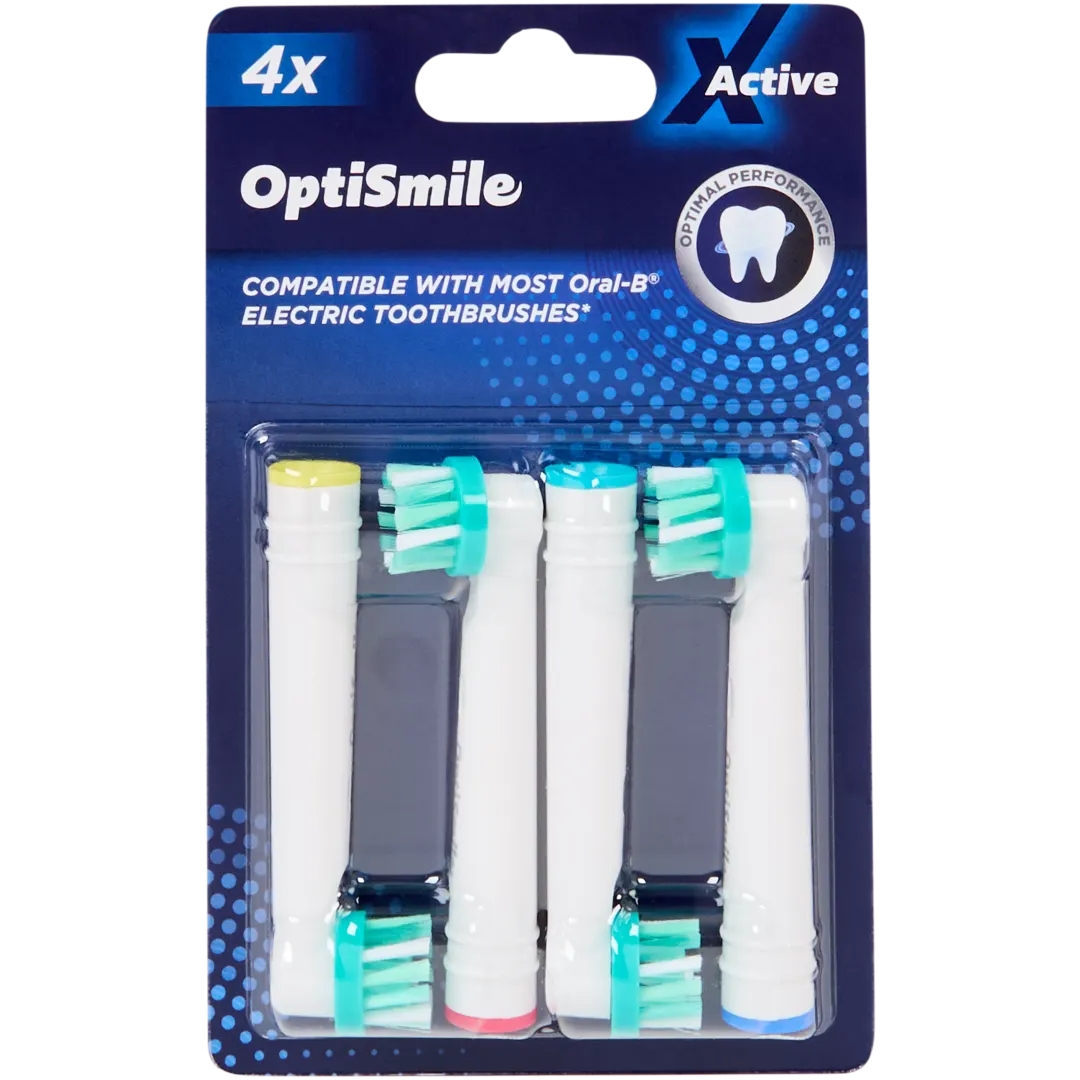 OptiSmile X Active opzetborstels 4 stuks