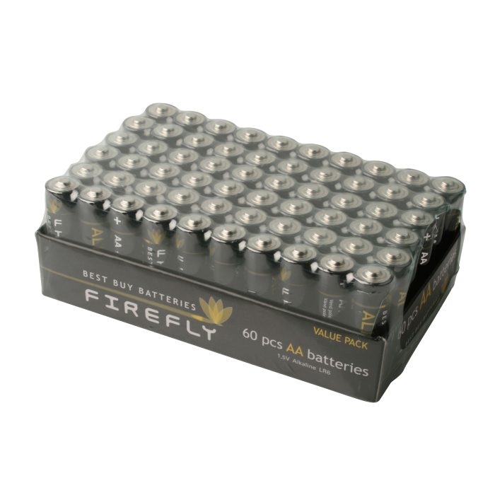 Batteri AA 60-pk. - Firefly