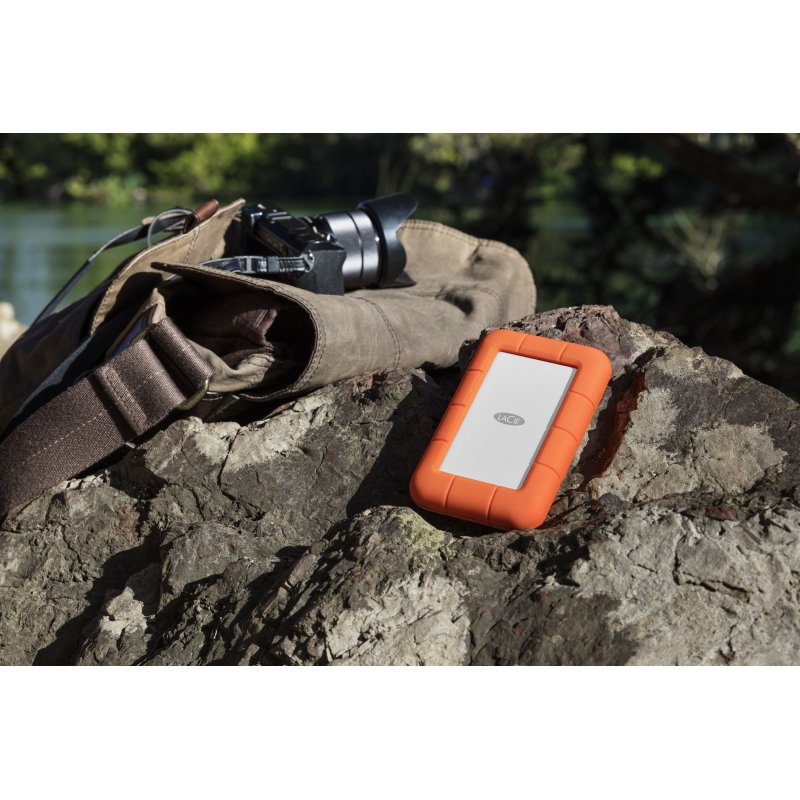 LaCie Rugged USB-C disque dur externe 5 To USB Type-C 3.2 Gen 1 (3.1 Gen 1) Gris, Jaune