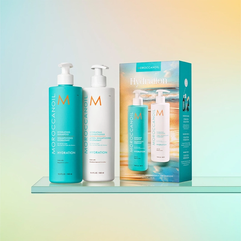 Moroccanoil Duo Box Hydrating Shampoo + Conditioner 500 ml (Limited Edition)