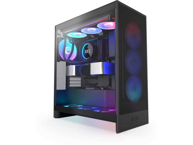 NZXT Wasserkühlung Kraken Elite 360 RGB Schwarz Wasserkühler für Intel und AMD Prozessorsockel mit LCD-Display und leuchtenden, leisen RGB-Lüftern