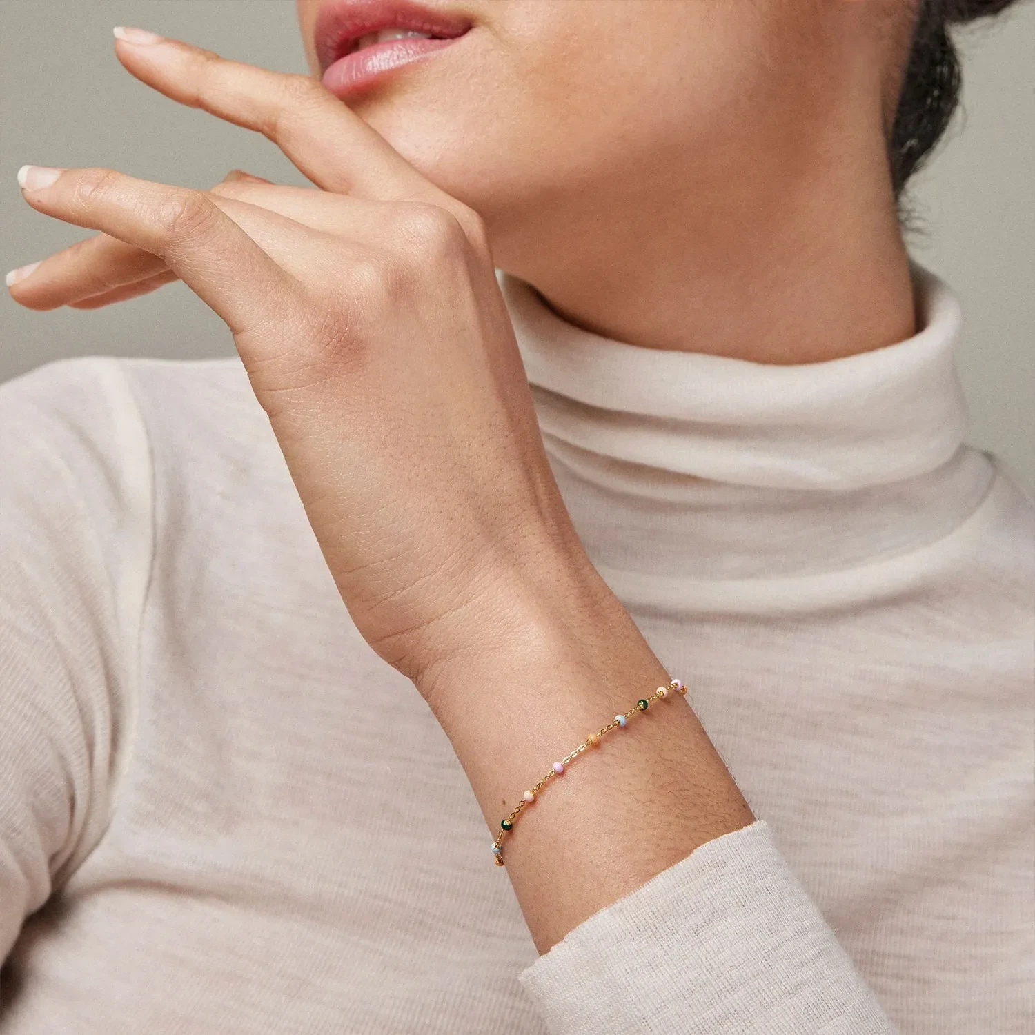 Enamel Lola Dreamy Armbånd 18 kt. Forgyldt Sølv B66G-Dreamy