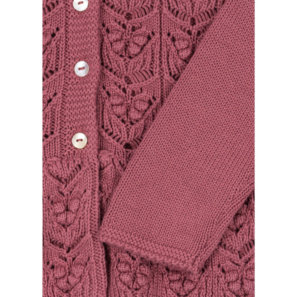 Køb Konges Sløjd Deco Rose Cabby Flæse Cardigan GOTS