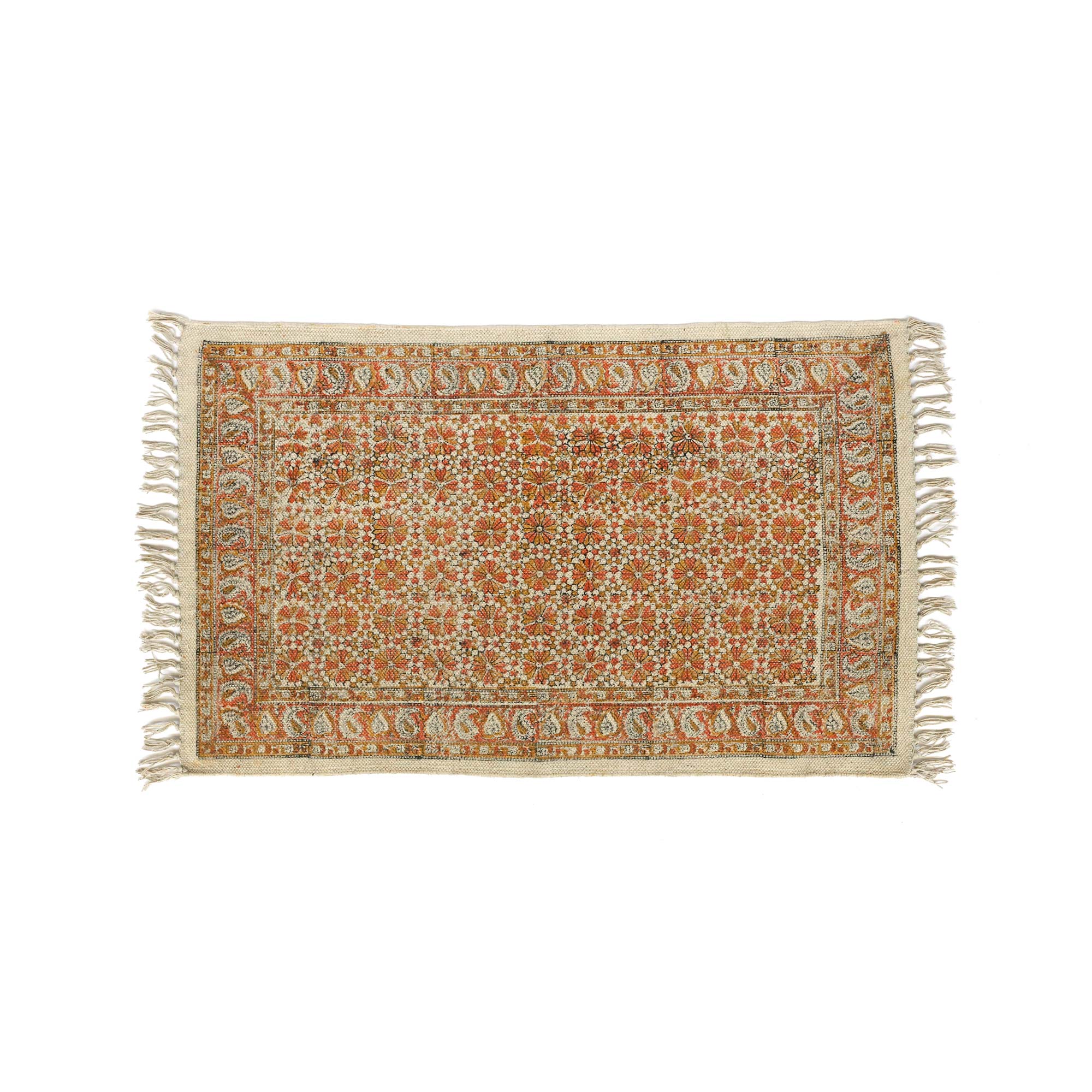Mini-Rug 'Anaya', handbedruckt, B 90 cm, L 60 cm von fischer's lagerhaus