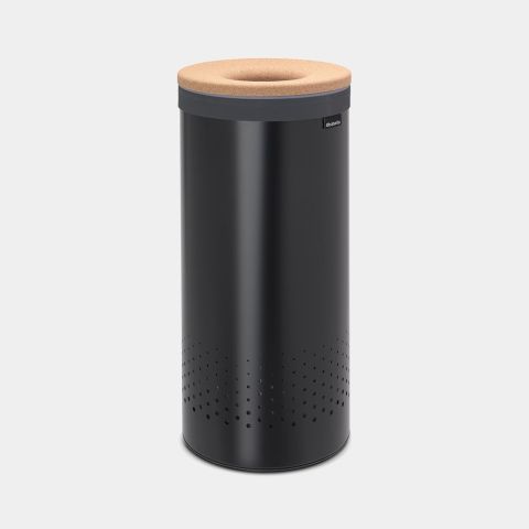 Wasbox, 35 liter, kurken deksel - Matt Black