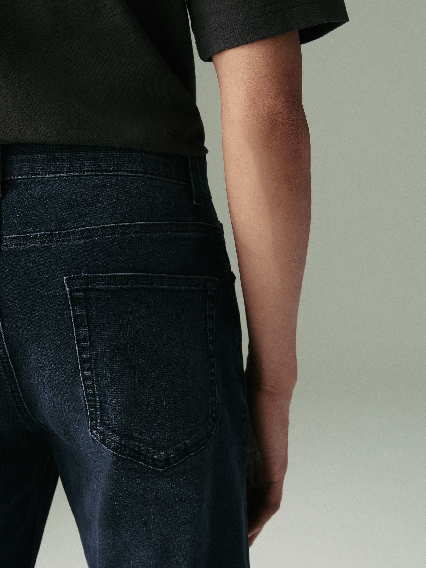 Blauw staal - Enkele - Slim fit klassieke stretchy jeans