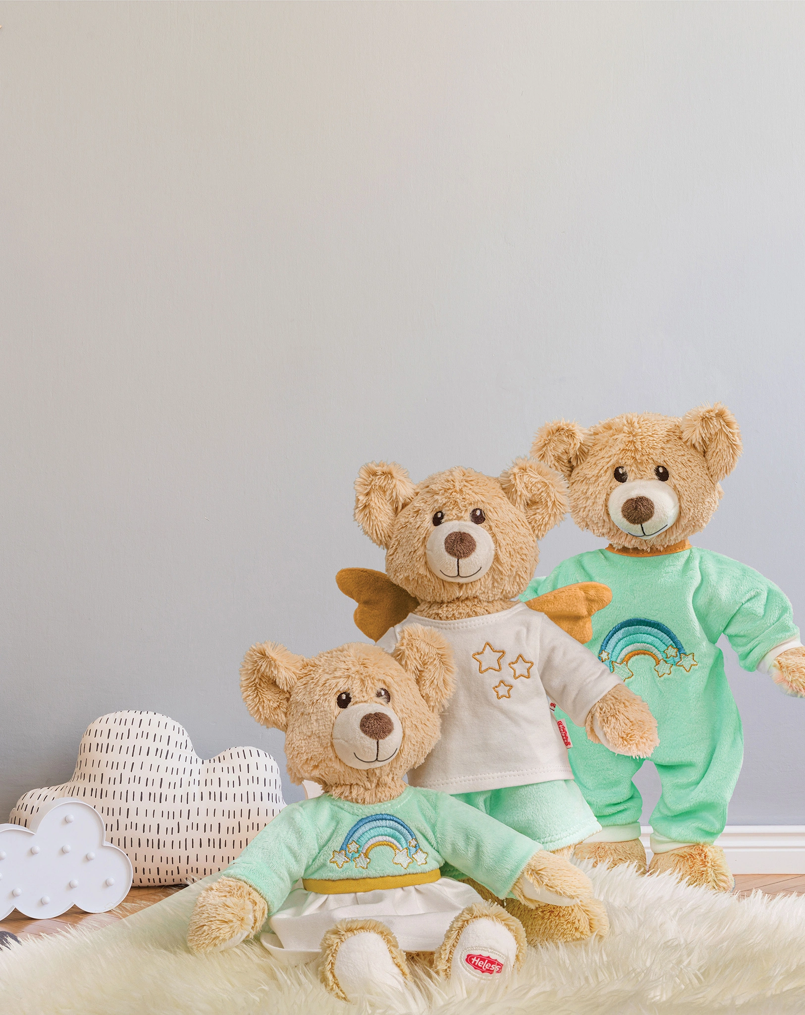 Kuscheltier TEDDY RAINBOW (42 cm) in braun