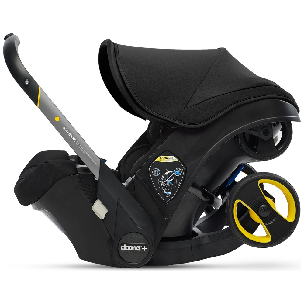 Doona Autositz und Kinderwagen Schwarz Gruppe 0+