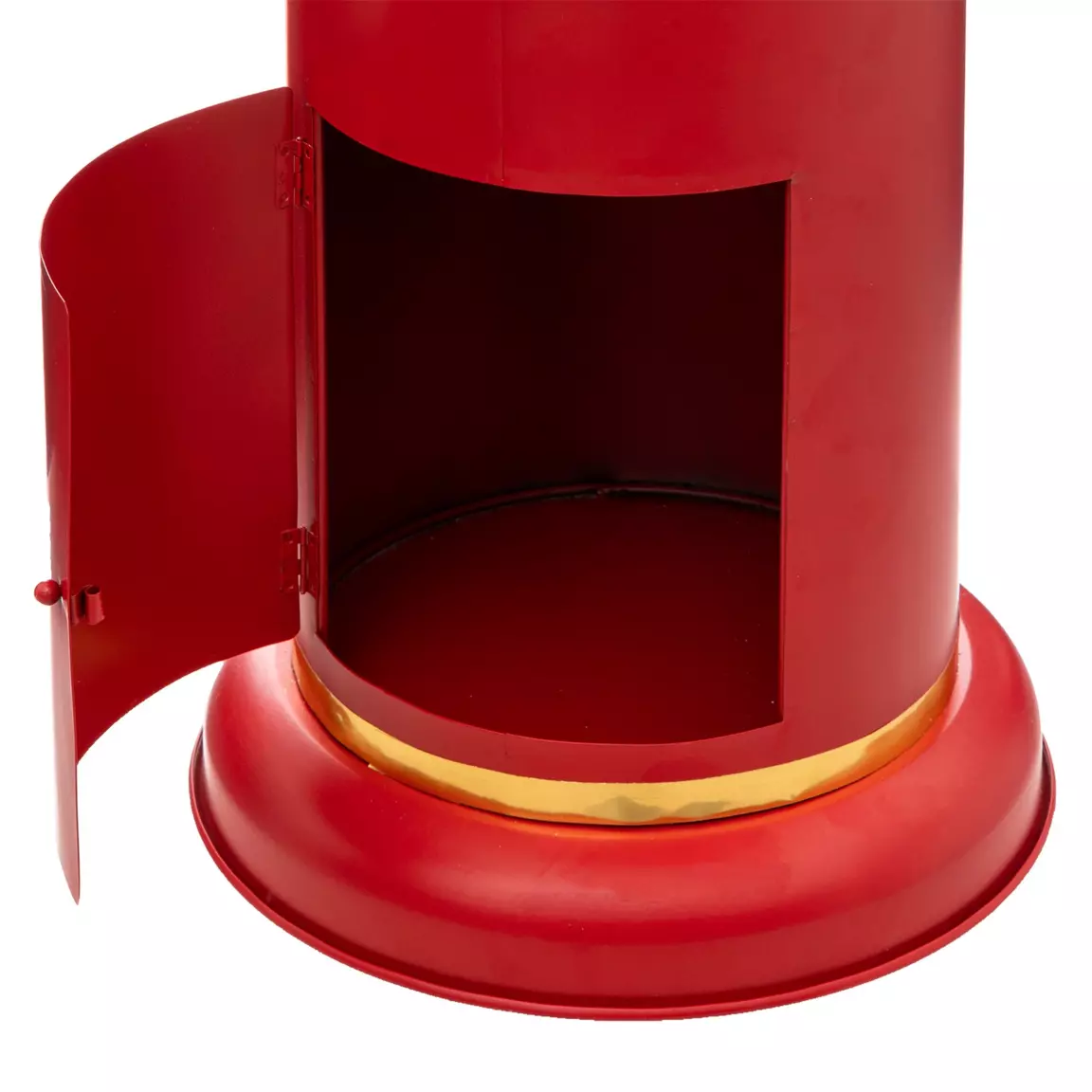 Boîte aux lettres en métal (H80 cm) Père Noël Rouge