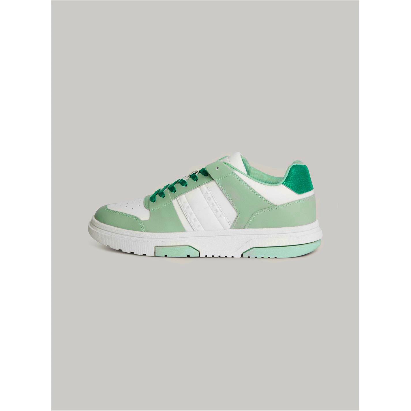 Tommy Jeans Leather Skate Trainers