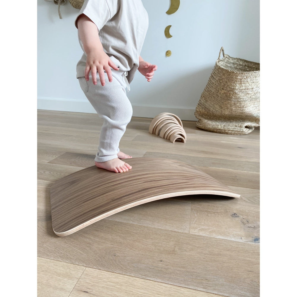 Køb Curve Lab Balancebræt Walnut Little Arc Lille