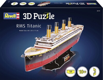 Revell 3D Puzzle - Rms Titanic - 113 Brikker - 80 CM
