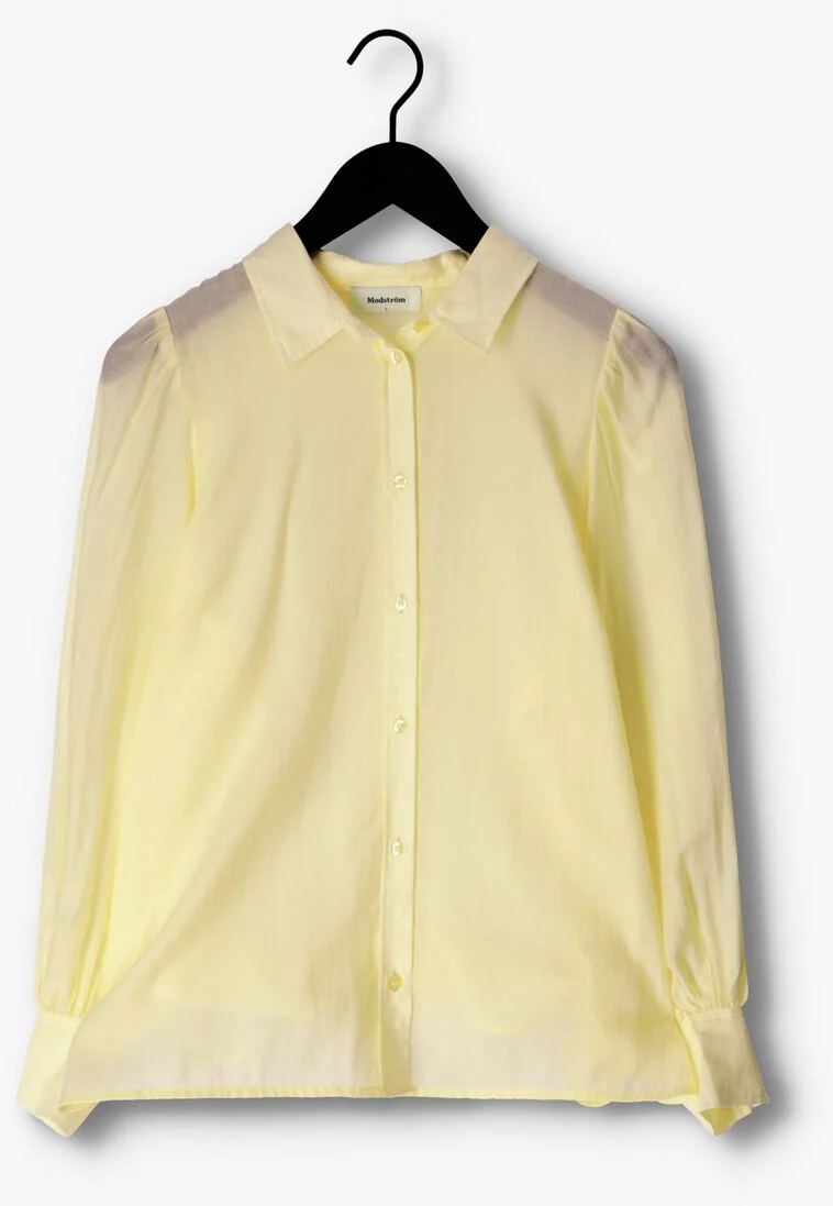 MODSTR\u00D6M gele modstr&ouml;m blouse oskar md shirt