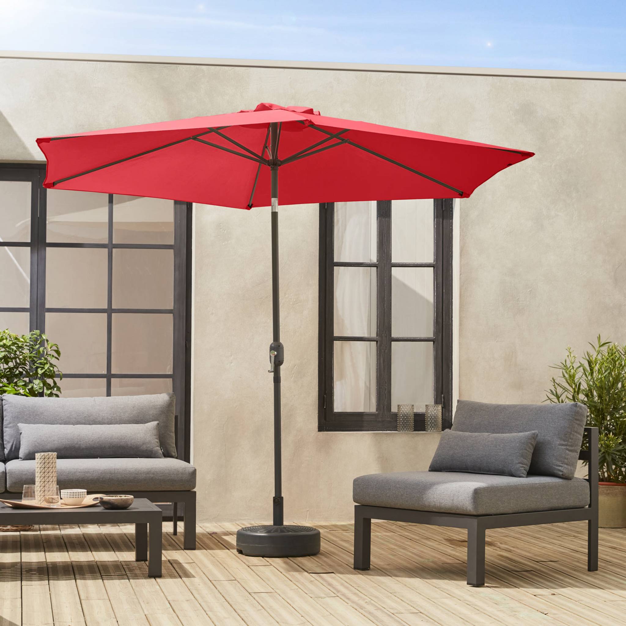 sweeek - Ronde parasol 3m met centrale mast
