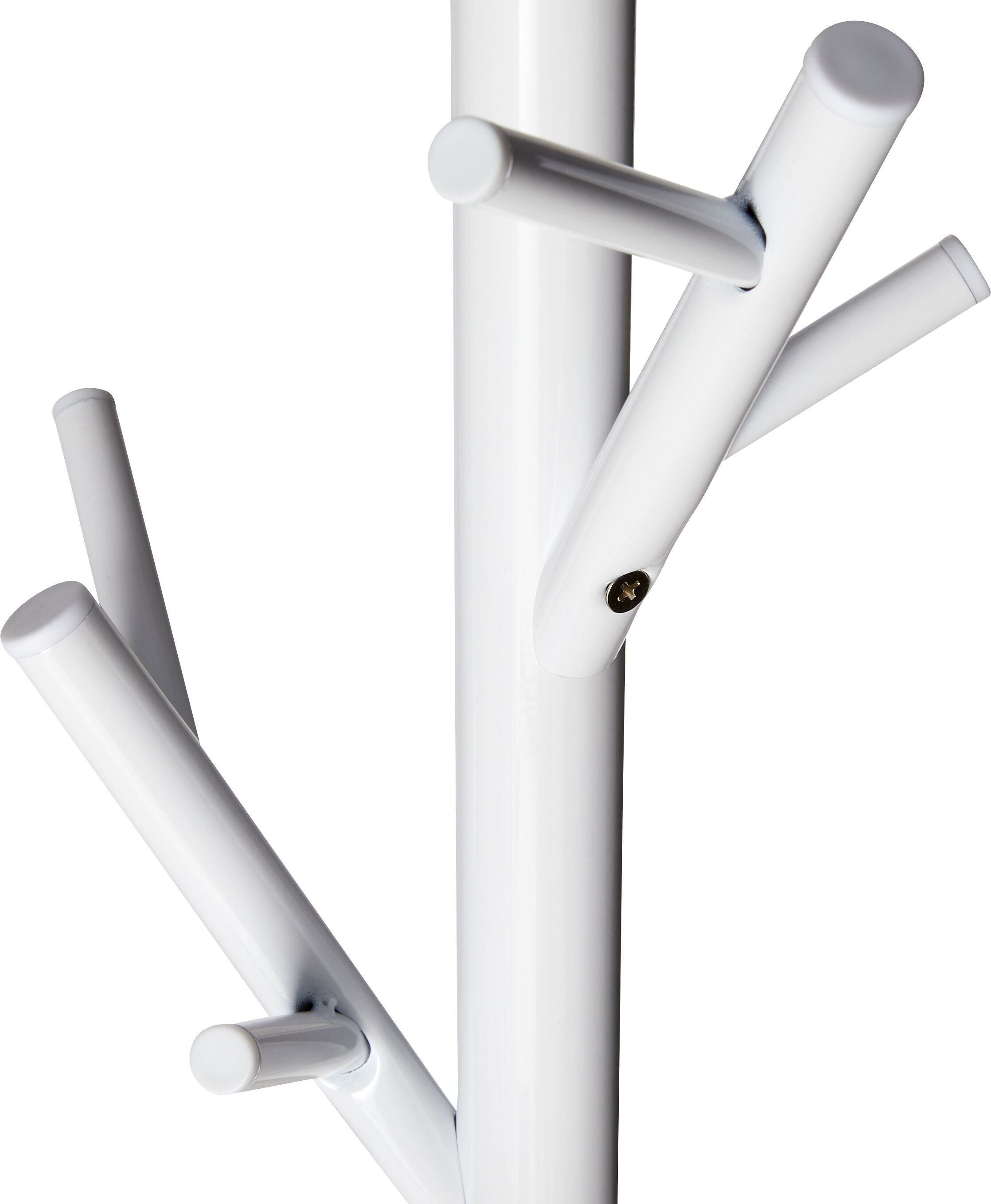 BRENDAN Kleiderständer - Weiss / B: 30.0 cm x T: 30.0 cm x H: 170.0 cm