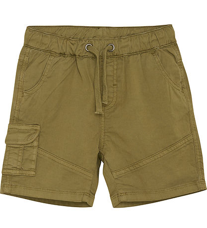 Minymo Shorts - Twill - Olive Mord