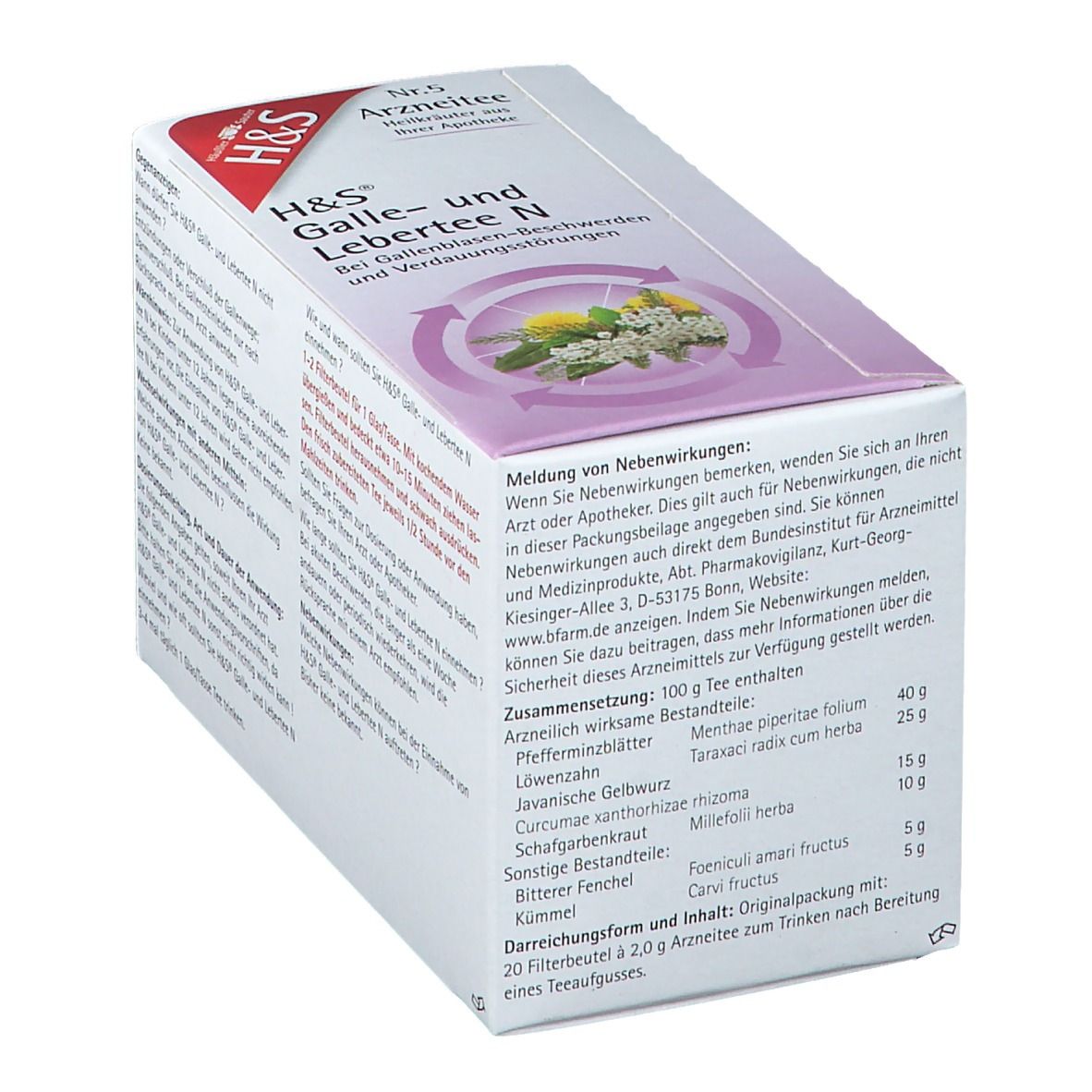 H&S Galle- und Lebertee N Nr. 5