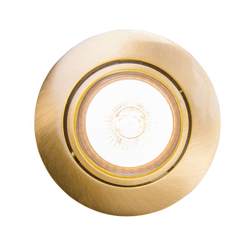 Smart inbouwspot goud kantelbaar incl. Wifi GU10 - Cisco